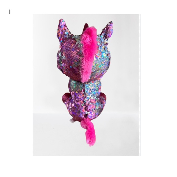 TY SPARKLE FLIPPABLE TALL toy SPARKLY SEQUIN UNICORN AUTHENTIC TY - Picture 2 of 6